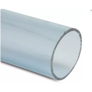 PVC buis transparant 75 x 3,6 mm. Prijs per 5 meter 10 bar.
