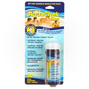 Aquachek Spa teststrips 6 in 1 verpakking 