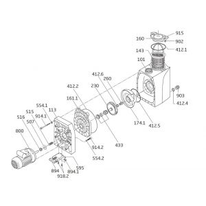 Badu 40/13-18-25 reparatieset