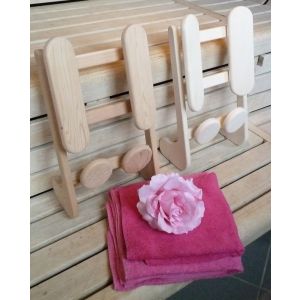 Sauna rugsteun HaLu - Red Cedar small voorkant