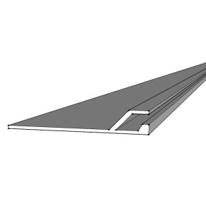 PVC profiel horizontaal, 2,50 m x 4,6 cm voorbeeld