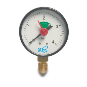Manometer droog, 1/4" 63 mm