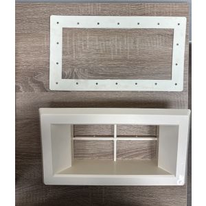 MTS V20 Skimmer doorvoer prefab: Crème-Wit