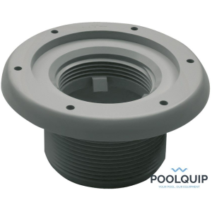 MTS Inlaatfiting folie 40mm Edelgrijs met flensgaatjes