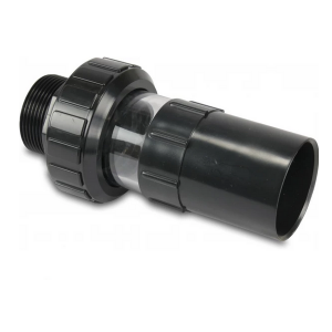 Union 1 1/2" transparant & O-Ring