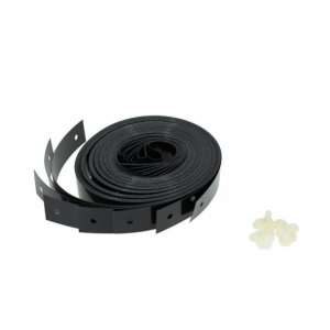 Aquadeck set a 8 linten standaard 2,5 mtr, Zwart
