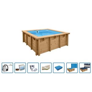 Java rechthoek 2,10x2,10m Deluxe Pakket