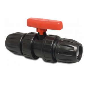 Kogelkraan 32 mm PP met klemverbinding. Met geborgen kogel.