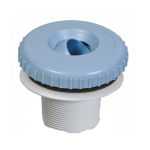 Inspuiter met schroefdraad 2", in de kleur Licht Blauw ( 7cm )