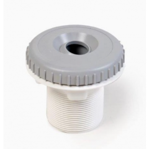 Inspuiter met schroefdraad 2", in de kleur Licht Grijs ( 7cm )