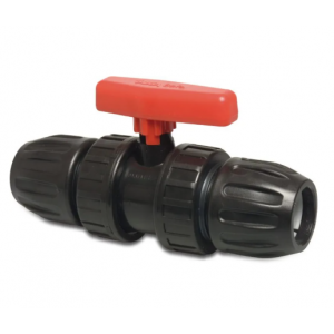 Kogelkraan 50 mm PP met klemverbinding. Met geborgen kogel.