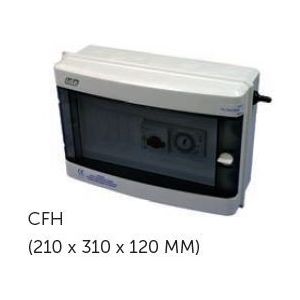 Elektrische schakelkast Cyrano filtratie+ Transfo 100W voorkant