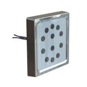 BrightLED flens vierkant - inox