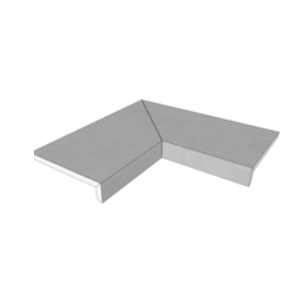 Firenze haakse binnenhoek - Royal grey