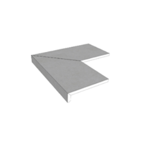 Firenze haakse buitenhoek - Royal grey