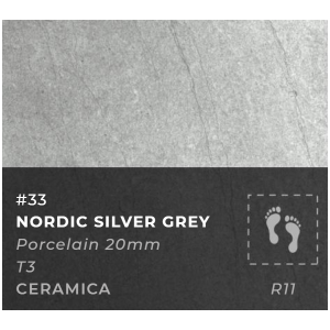 Firenze haakse binnenhoek nordic silver grey