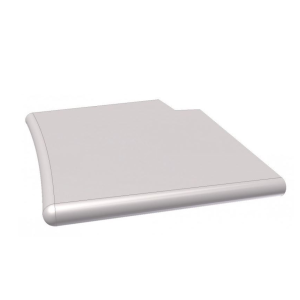 Napoli haakse buitenhoek - Romaanse trap Links - Diamond grey