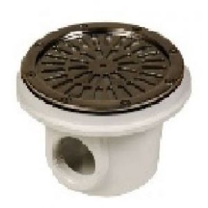 FLEX bodemputten met rvs AISI - 316L rooster voorkant