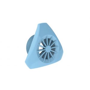 Inspuiter rooster design - blauw