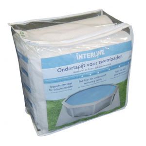 Ondertapijt ovaal 6,10 x 3,60 meter voorbeeld