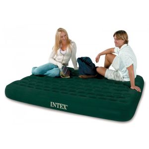 Intex top Queen bed ingebruik 