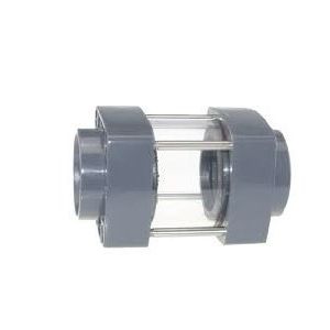 Transparant zichtglas diam 75mm voorbeeld
