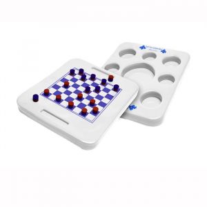 Kool Tray drijvend dienblad. Wit voorbeeld 