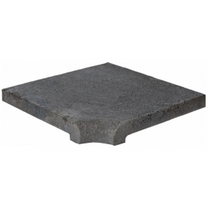 Nevada binnenhoek radius 5 cm anthracite black