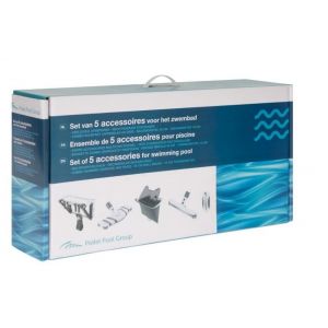 Set van 5 accessoires voor zwembad verpakking 