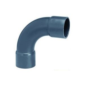 PVC Bocht 90 graden, 32 mm voorbeeld