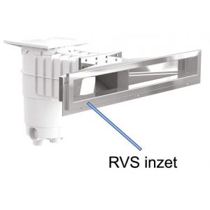 Weltico sierflens A800 skimmer RVS