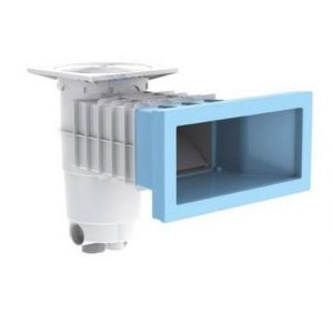 Skimmer paneel/liner- blauw voorkant