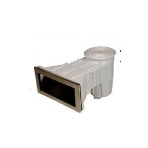 Skimmer RVS front breed mond foliebaden