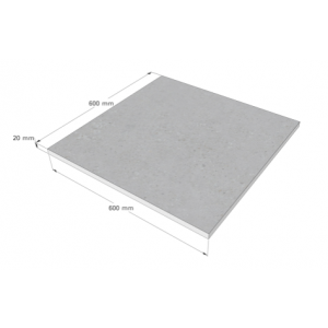 Ceramica terrastegel nordic silver grey