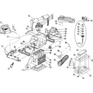 Hayward Tigershark onderdeel: Roller-bearing guide
