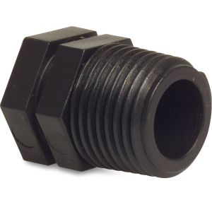 Aftapplug plug 1/2" buitendraad voor o.a. warmtepompen