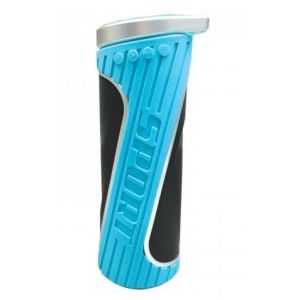 Bluetooth speaker blauw zijkant