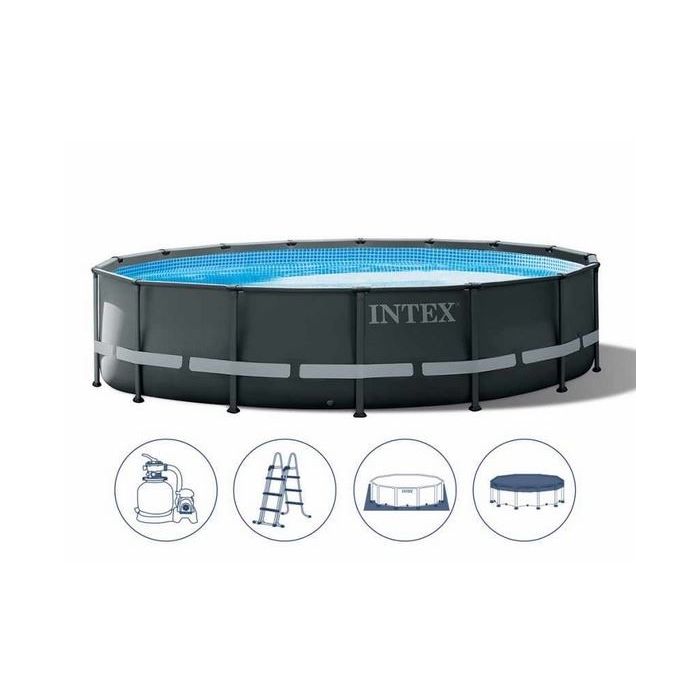 donderdag verkoper Vriend Intex Ultra XTR Frame Ø 488 x 122 - 26326 | Dezwembadspecialist.nl